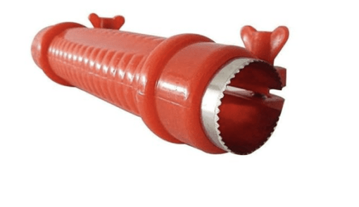 Plastic and Stainless Steel Sweet Corn Cutter Peeler (Multicolor) - Image 2
